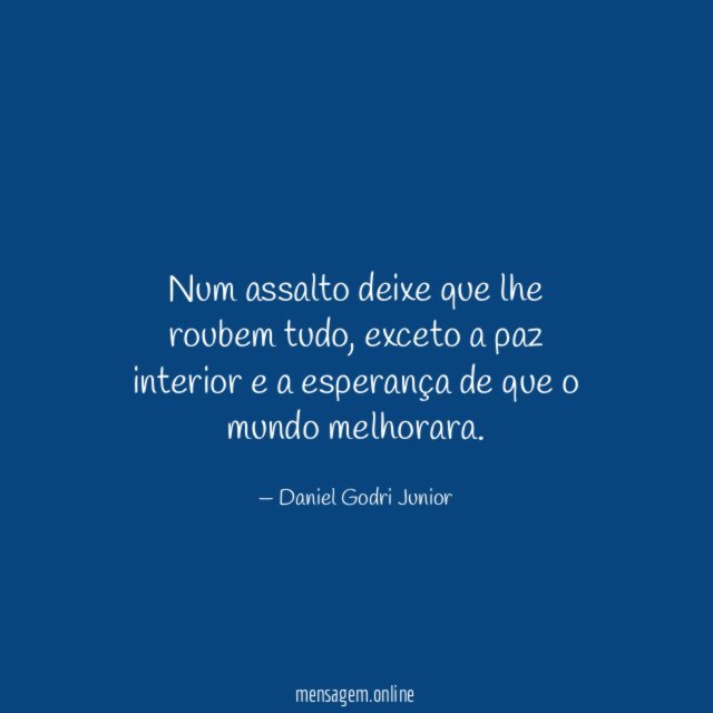 Num assalto deixe que lhe roubem tudo
