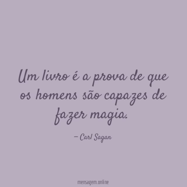 Um livro é a prova de que os