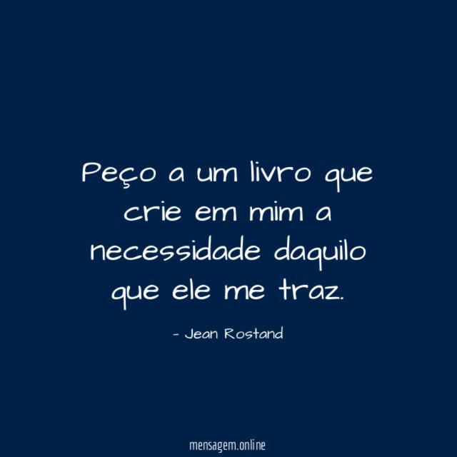 Peço a um livro que crie em mim