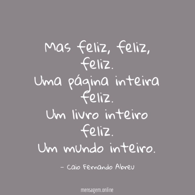 Mas feliz