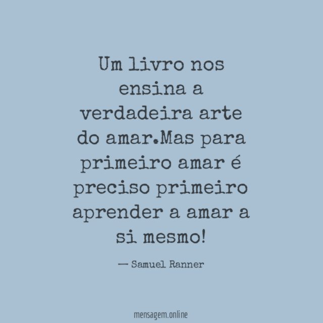 Um livro nos ensina a verdadeira arte do amar