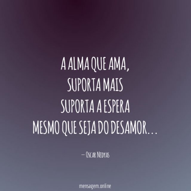 A alma que ama