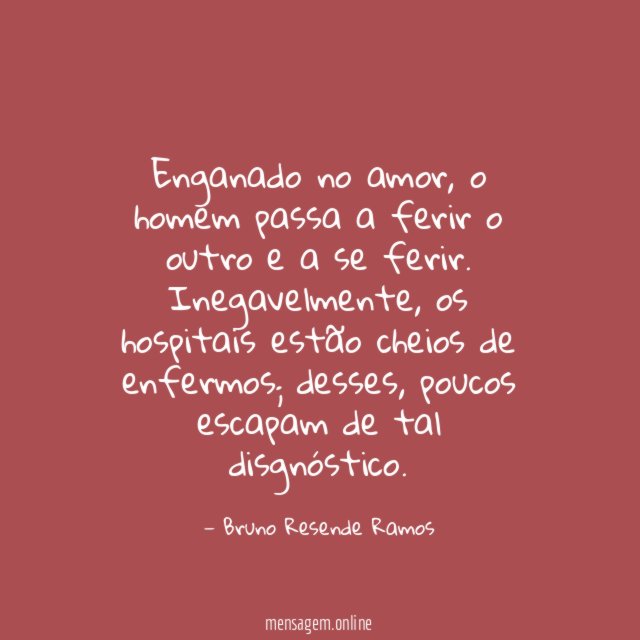 Enganado no amor