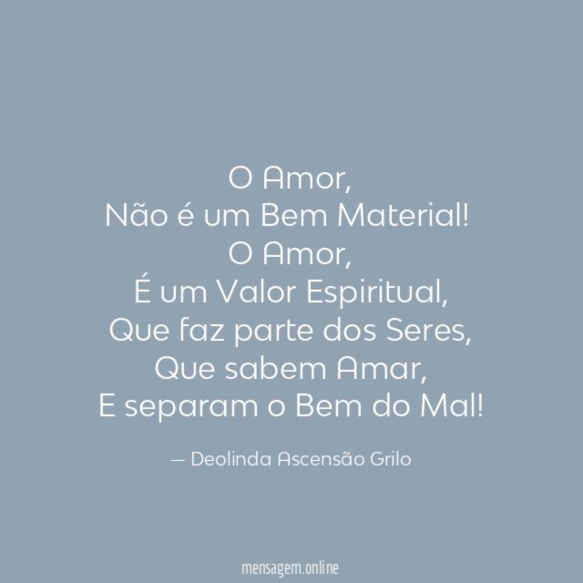 O Amor