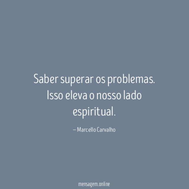Saber superar os problemas