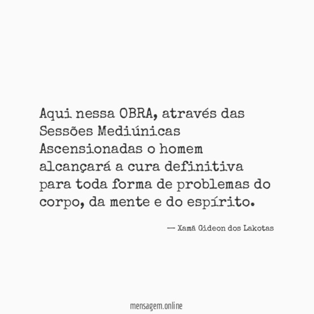 Aqui nessa OBRA