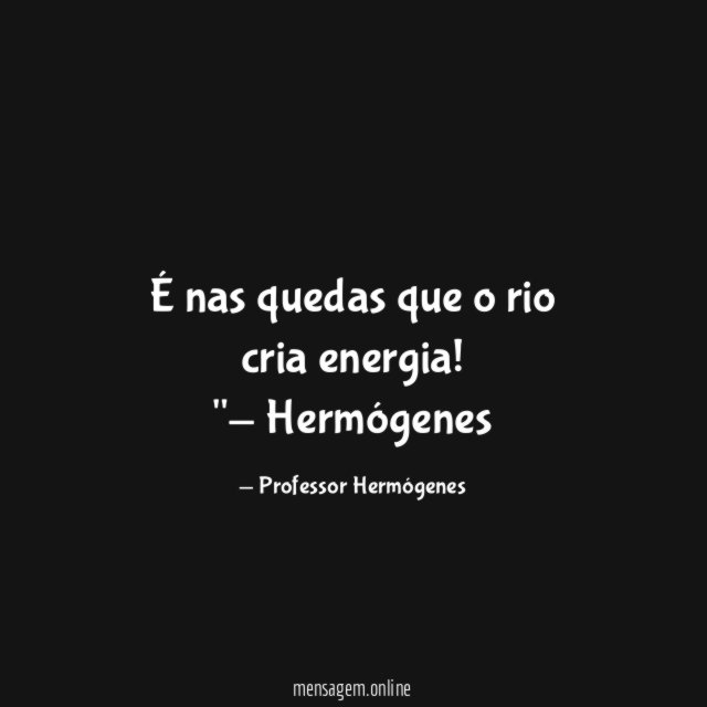 É nas quedas que o rio cria energia