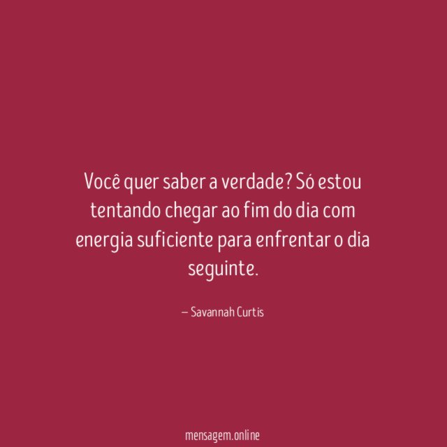 Você quer saber a verdade