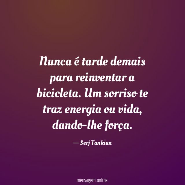 Nunca é tarde demais para reinventar a bicicleta