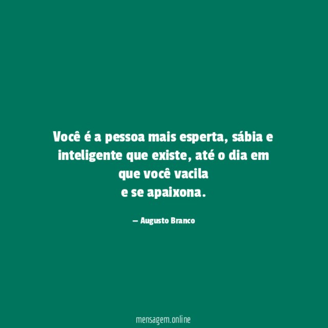 Você é a pessoa mais esperta