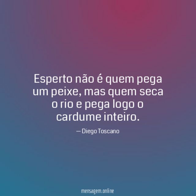 Esperto não é quem pega um peixe