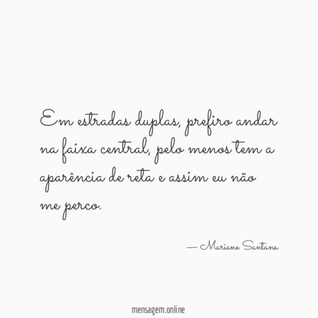 Em estradas duplas