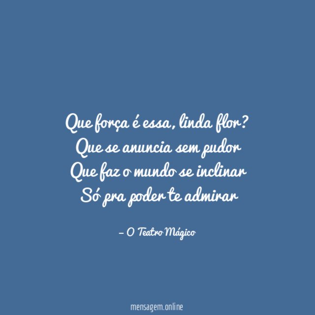 Que força é essa