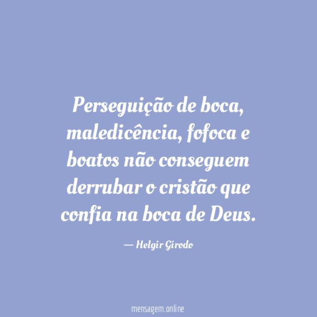 Perseguição de boca