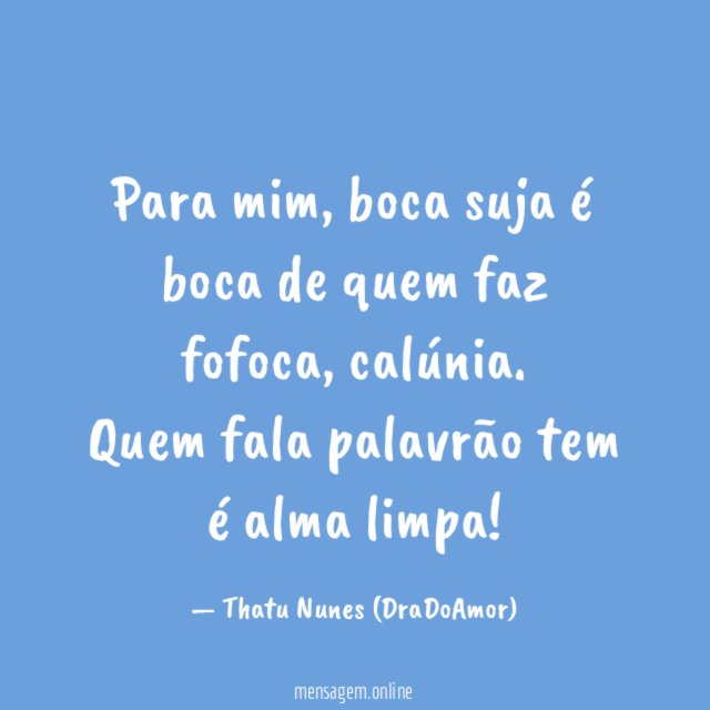 Para mim