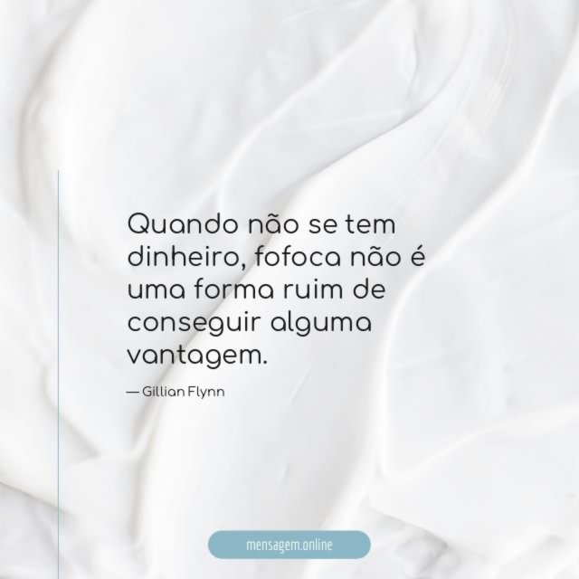 Quando não se tem dinheiro