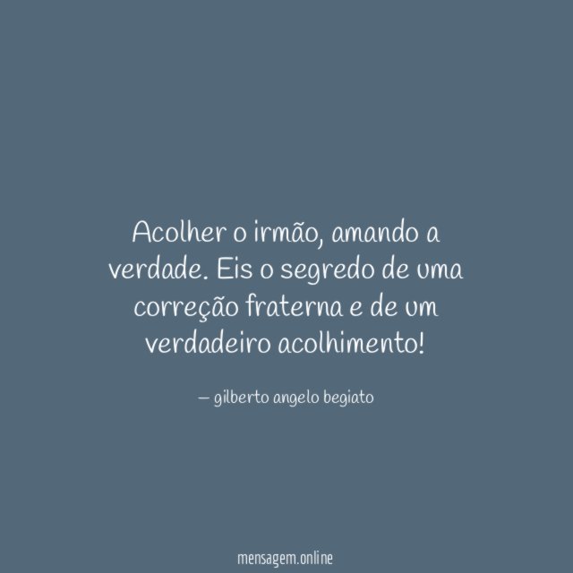 Acolher o irmão