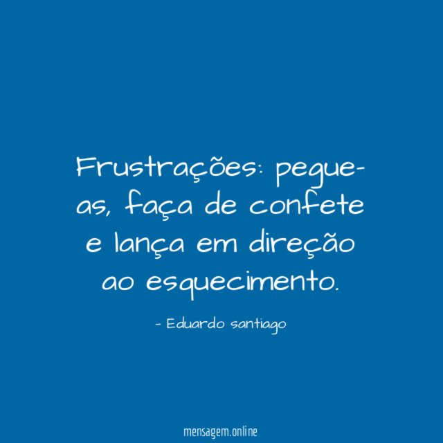 Frustrações