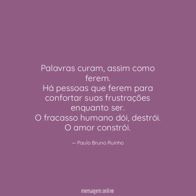Palavras curam