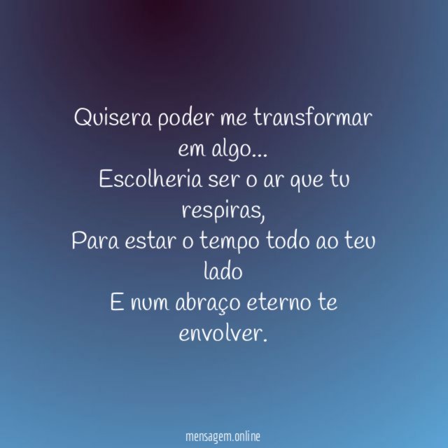 Se pudesse seria o ar que respiras