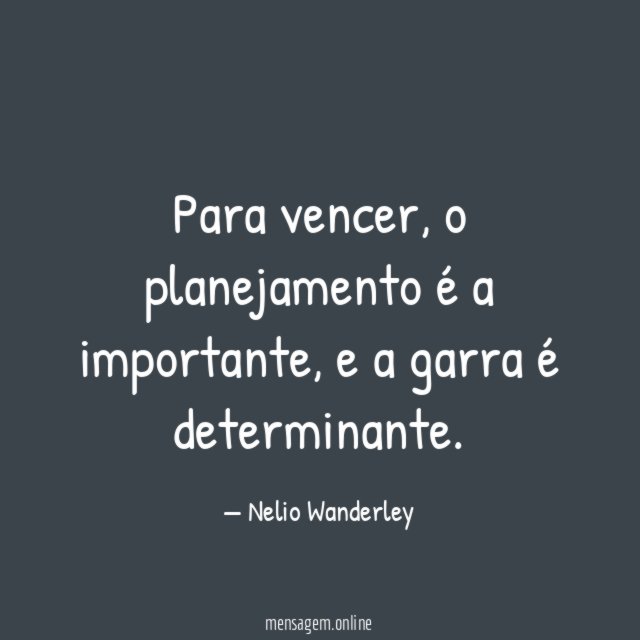 Para vencer