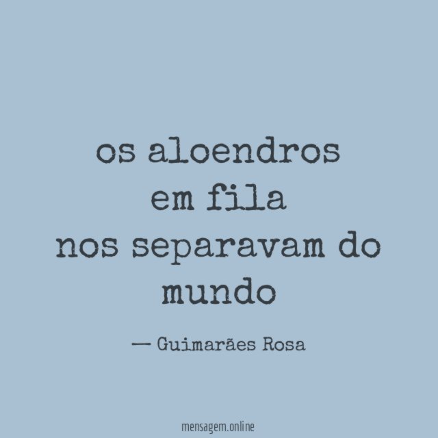 os aloendros em fila nos separavam do mundo