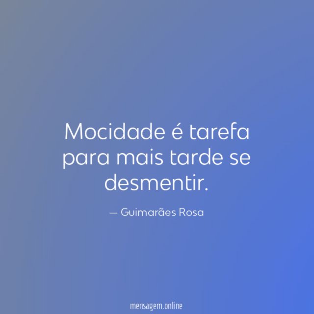 Mocidade é tarefa para mais tarde se desmentir
