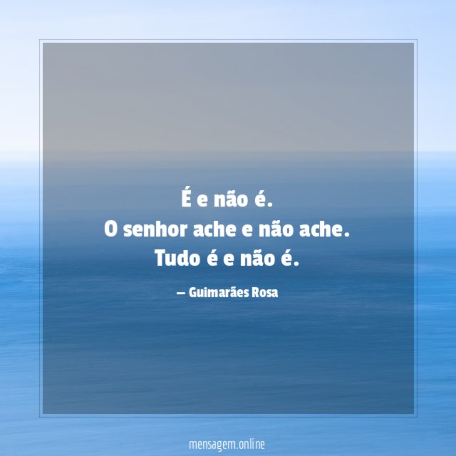 É e não é