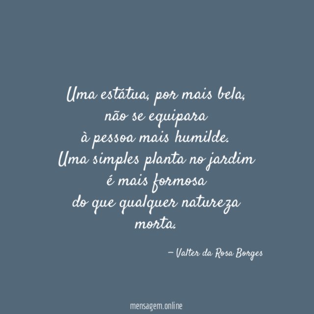Uma estátua
