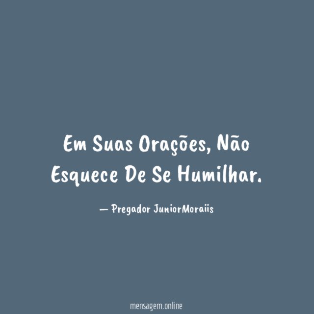 Em Suas Orações