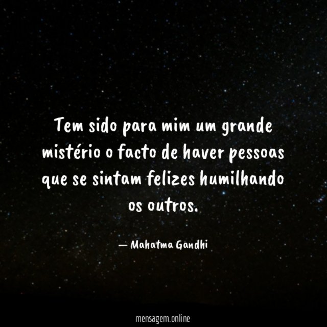 Tem sido para mim um grande mistério