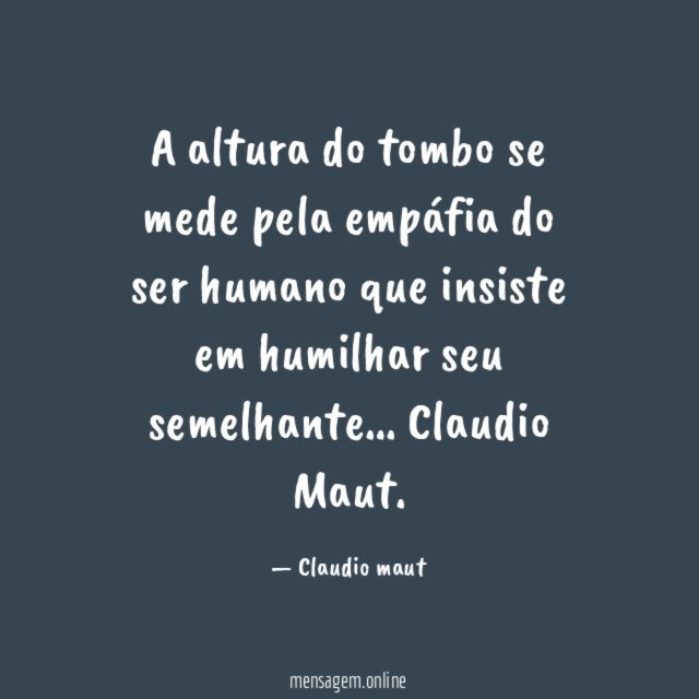 A altura do tombo se mede pela empáfia