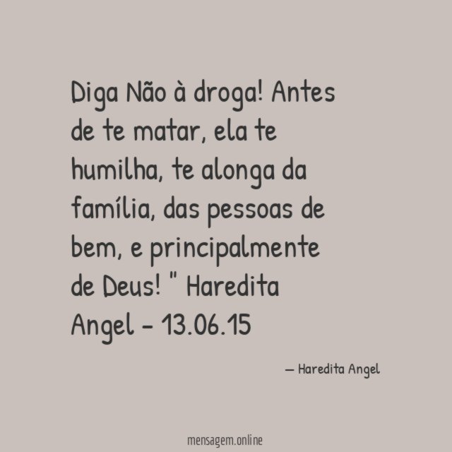 Diga Não à droga