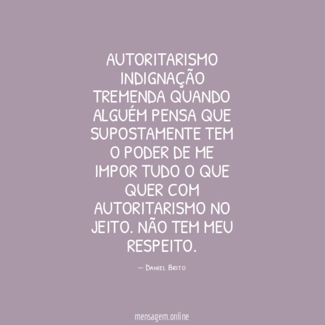 AUTORITARISMO