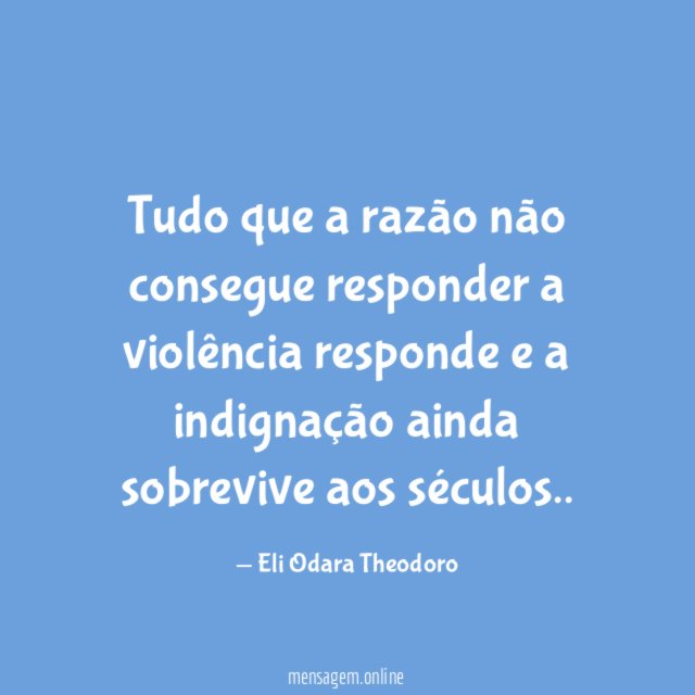 Tudo que a razão não consegue responder a