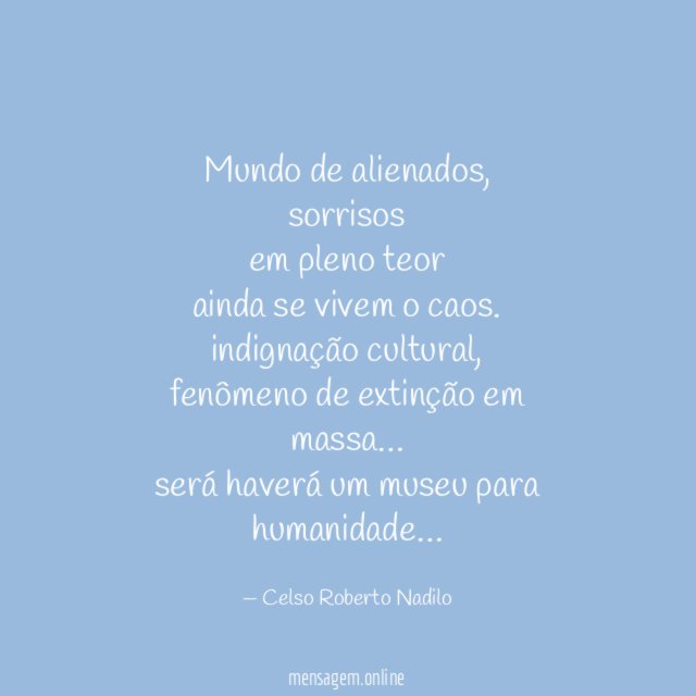 mundo de alienados