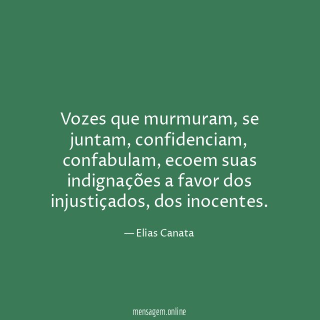 Vozes que murmuram