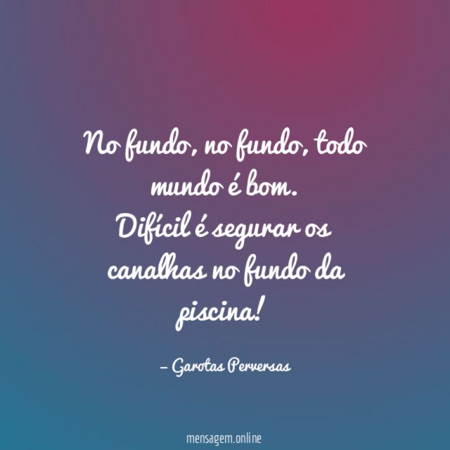 No fundo