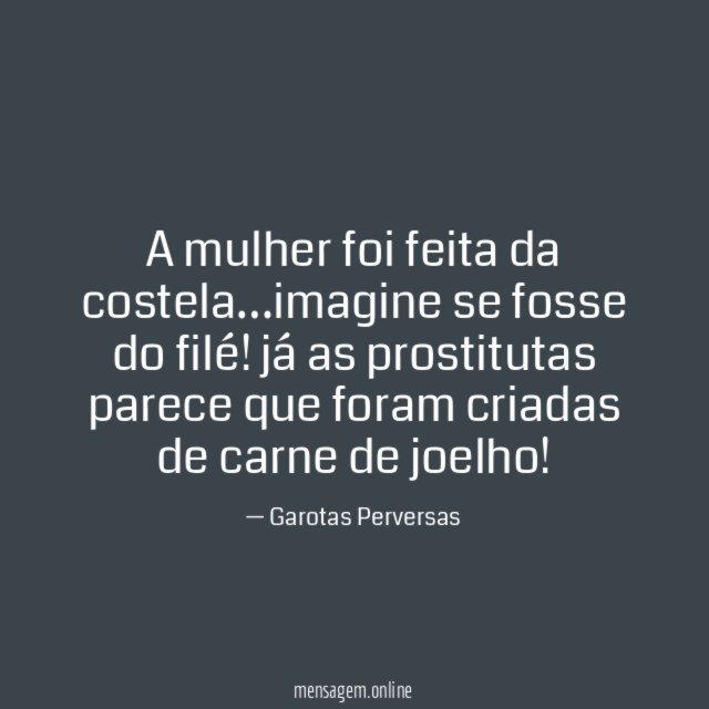 A mulher foi feita da costela