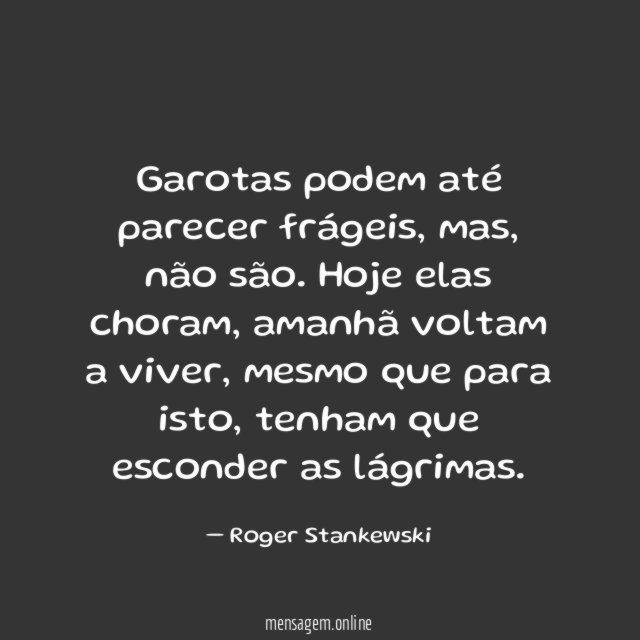 Garotas podem até parecer frágeis