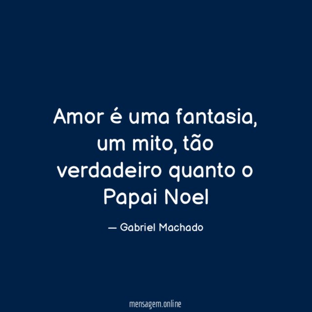Amor é uma fantasia