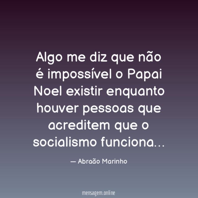 Algo me diz que não é impossível