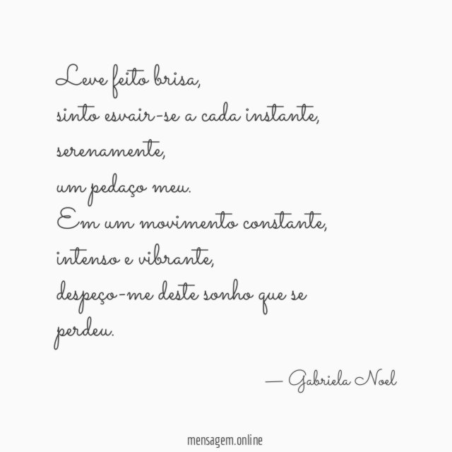 Leve feito brisa