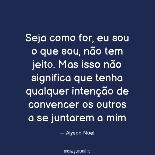 Seja como for