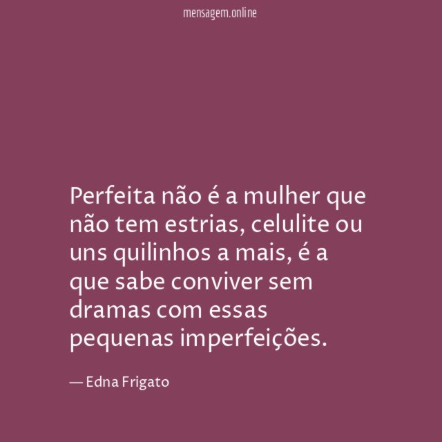 Perfeita não é a mulher que não tem estrias