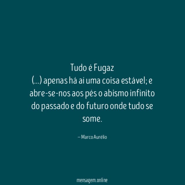 Tudo é Fugaz
