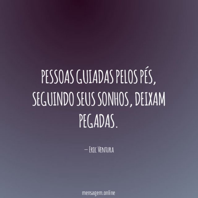 Pessoas guiadas pelos pés