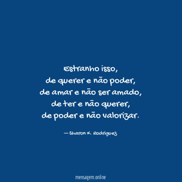 Estranho isso