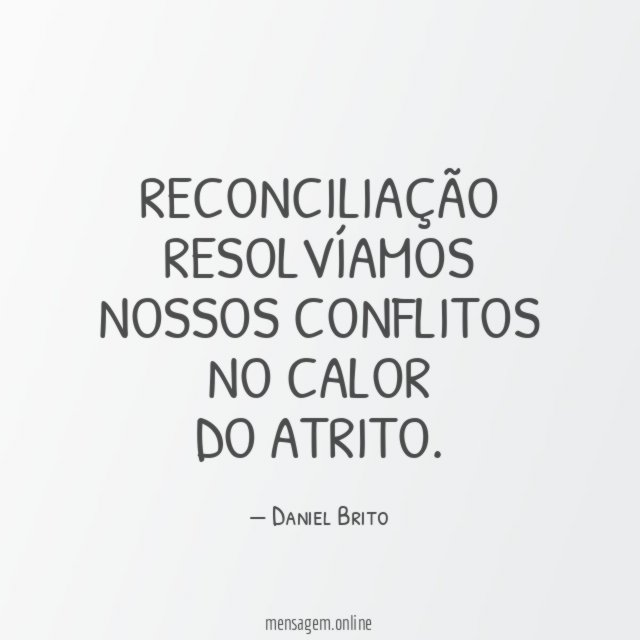 RECONCILIAÇÃO