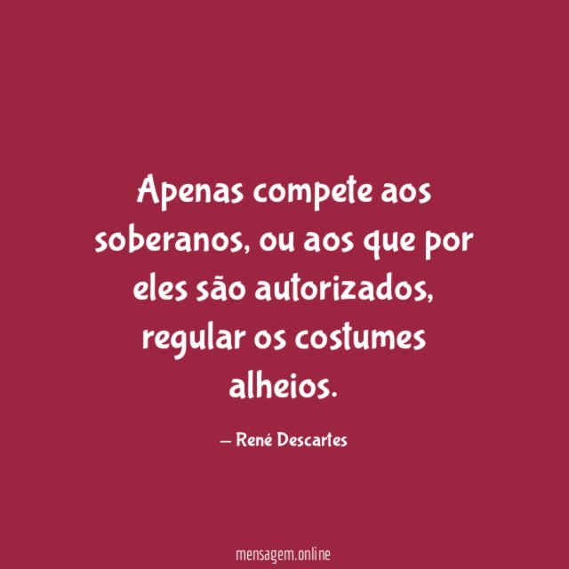 Apenas compete aos soberanos